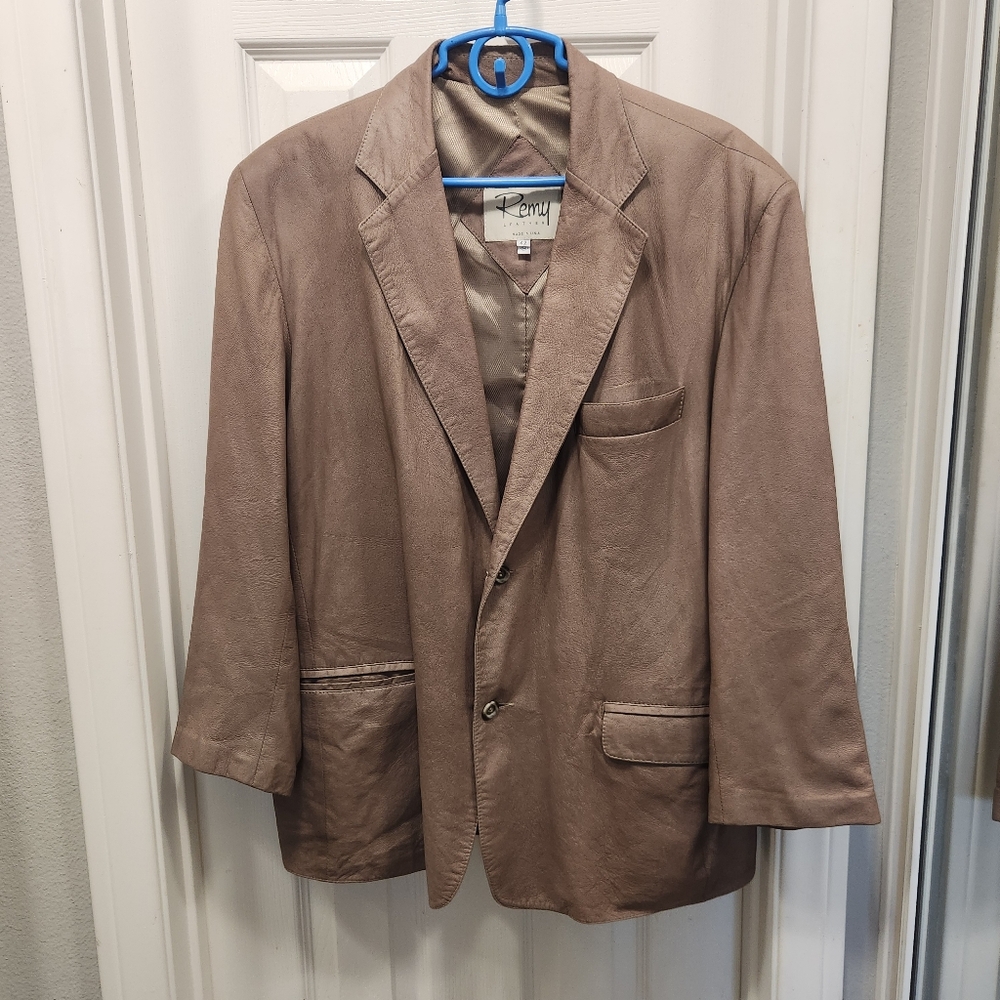 Remy leather vintage jacket size 42 S